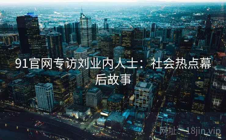 91官网专访刘业内人士：社会热点幕后故事